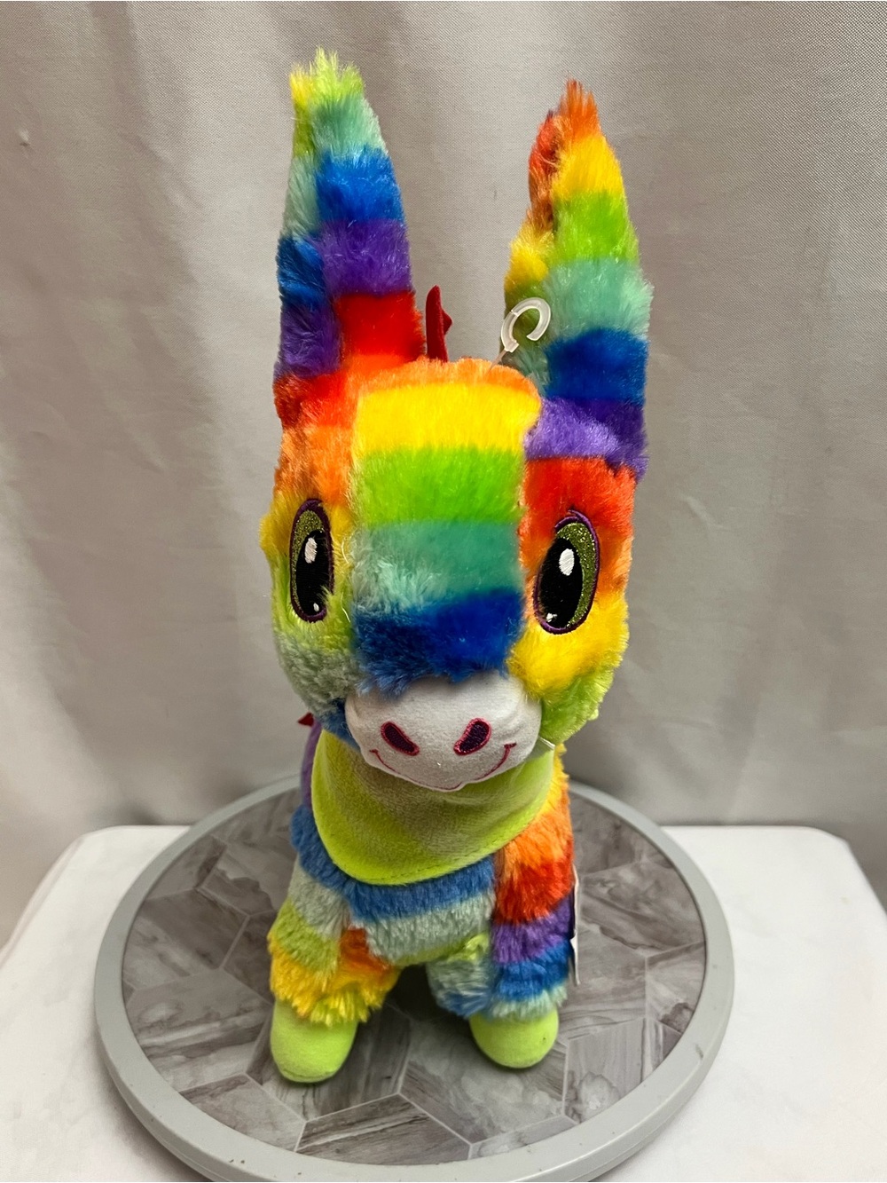 Fiesta Rainbow Plush Donkey - Multicolor - Picture 1 of 11